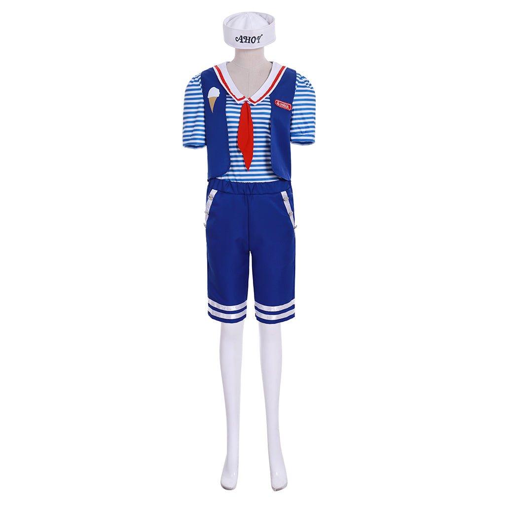 Astricos Robin's Scoops Ahoy Uniform Adult Costume - Embrace the 80s Nostalgia - Astricos