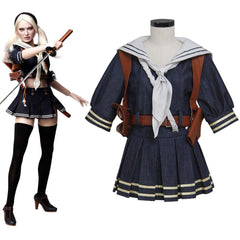 Astricos Babydoll Emily Cosplay Costume Dress | Adult Halloween & Carnival Cosplay Outfit - Astricos