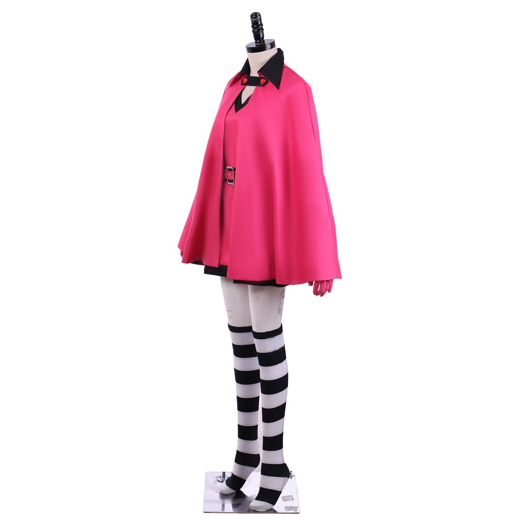 Astricos Chocolat Meilleure Pink Dress and Cloak Cosplay Costume Set - Astricos