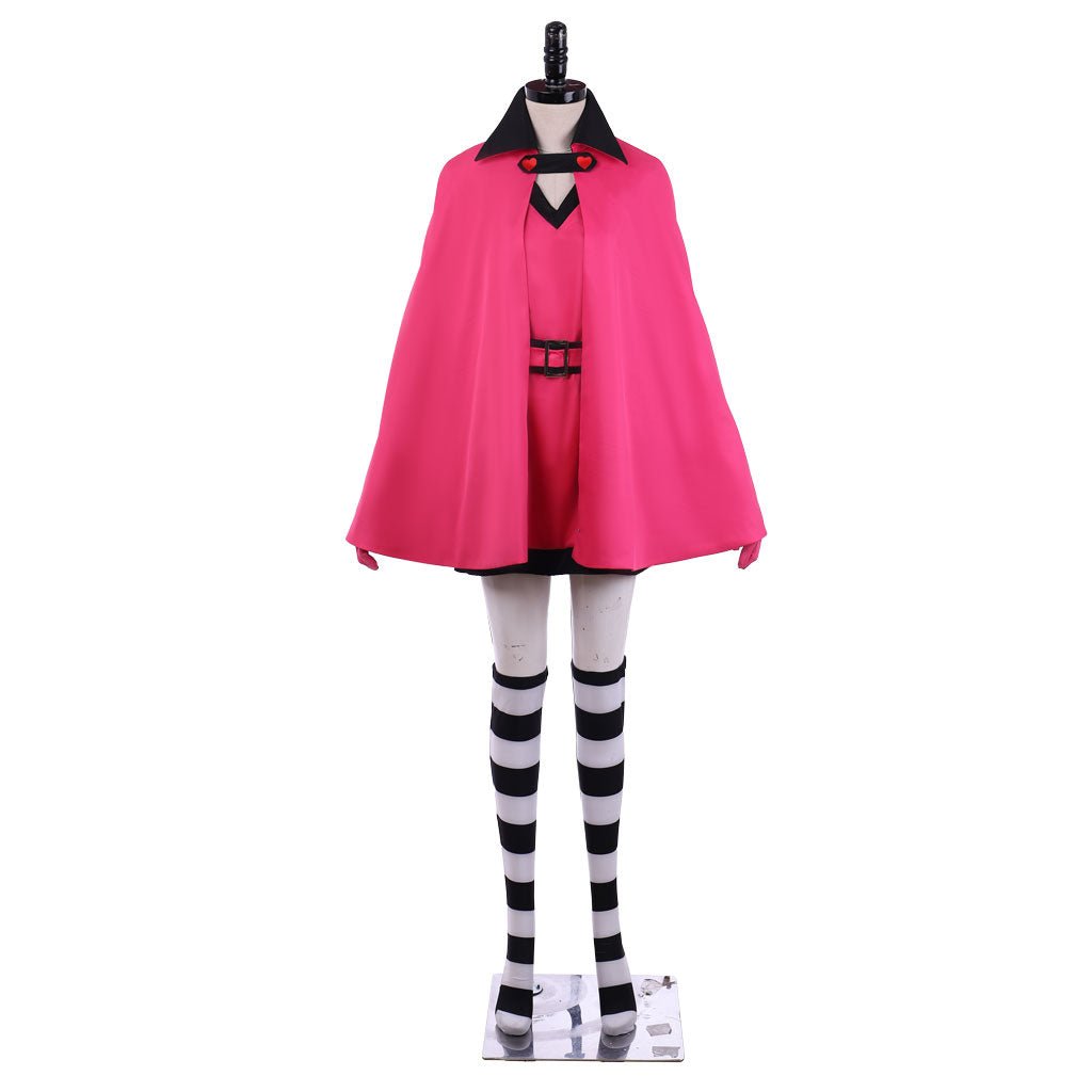 Astricos Chocolat Meilleure Pink Dress and Cloak Cosplay Costume Set - Astricos