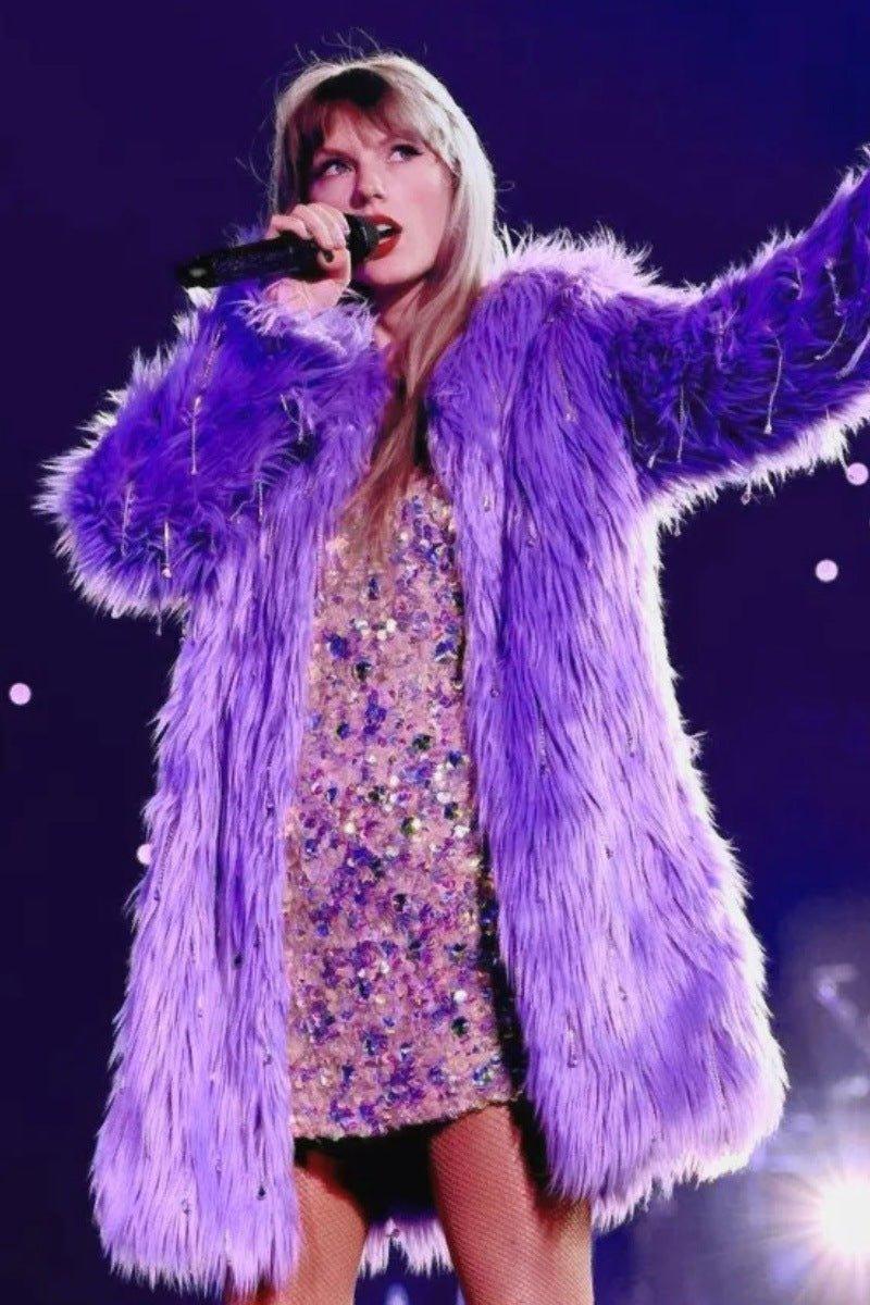 Astricos Lavender Sequin Dress | Inspired Taylor Swift Tour Outfit | Lavish Performance Wear - Astricos