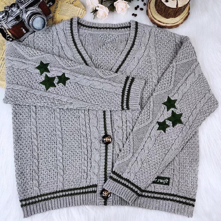 Astricos Inspired Knit Wool Cardigan | Cozy Christmas Sweater for Women - Astricos