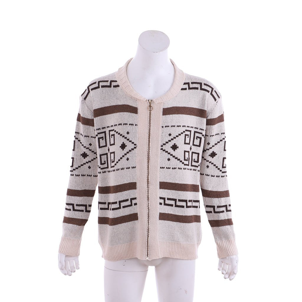 Astricos Dude Zip Up Shawl Cardigan - The Big Lebowski Inspired Knitted Sweater for Men - Astricos