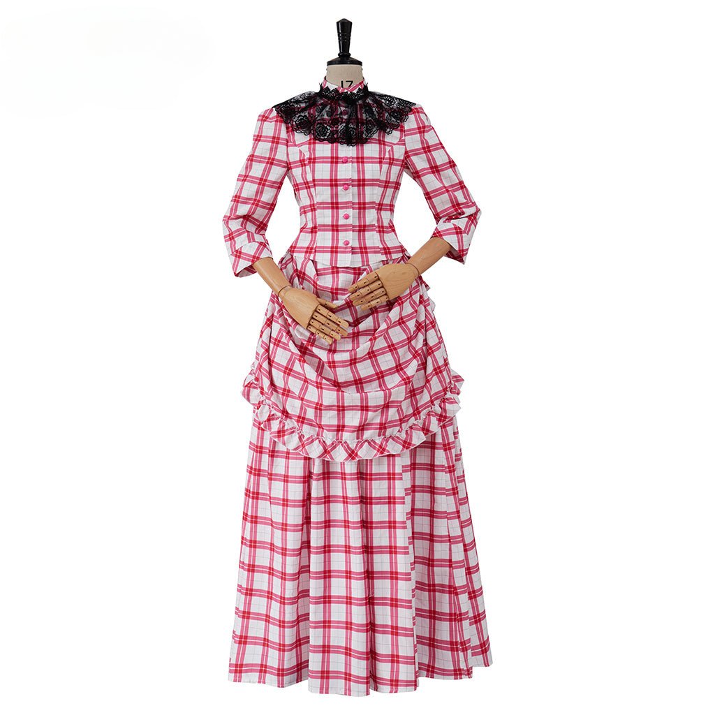 Astricos Peggy Scott Cosplay Costume | 1880s Victorian Bustle Dress | Civil War Era Ball Gown - Astricos