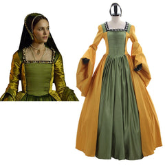 Astricos Tudor Era Dress | Anne and Mary Inspired Cosplay Gown for Women | Elegant Medieval Ball Costume - Astricos