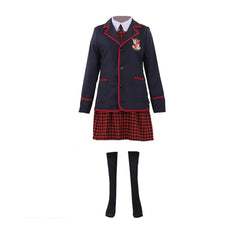 Astricos Umbrella Academy School Uniform Cosplay Costume | Authentic Jacket and Dress for Adults - Astricos