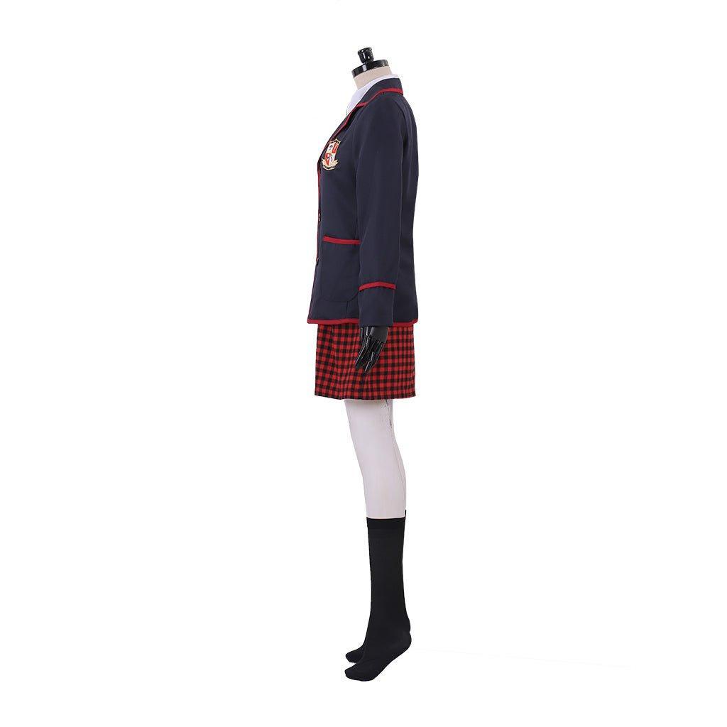 Astricos Umbrella Academy School Uniform Cosplay Costume | Authentic Jacket and Dress for Adults - Astricos