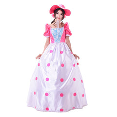 Astricos Bo Peep Cosplay Outfit | Elegant Pink Dress for Halloween & Movie Events - Astricos