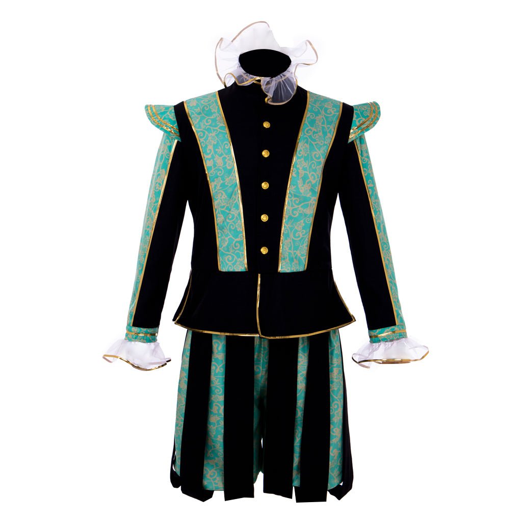 Astricos Tudor Era Noble Men's Costume - Elizabethan Prince Ensemble with Hat | Medieval Series - Astricos