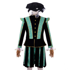 Astricos Tudor Era Noble Men's Costume - Elizabethan Prince Ensemble with Hat | Medieval Series - Astricos