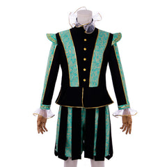 Astricos Tudor Era Noble Men's Costume - Elizabethan Prince Ensemble with Hat | Medieval Series - Astricos