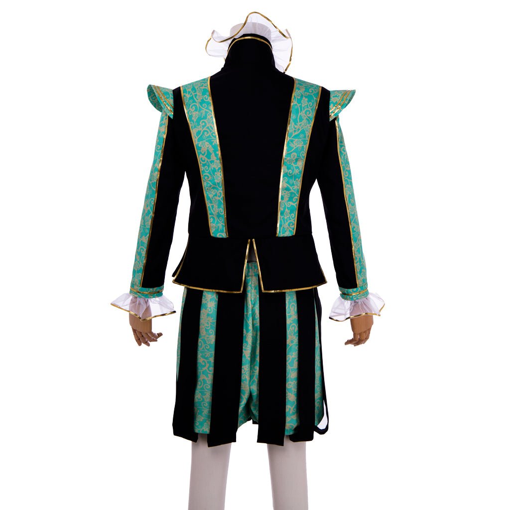 Astricos Tudor Era Noble Men's Costume - Elizabethan Prince Ensemble with Hat | Medieval Series - Astricos