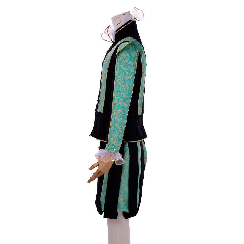 Astricos Tudor Era Noble Men's Costume - Elizabethan Prince Ensemble with Hat | Medieval Series - Astricos