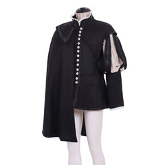 18th Century Tudor Noble Military Uniform with Cape - Astricos Renaissance Prince Costume - Astricos