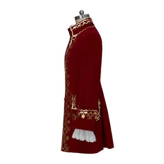 Astricos King Prince Rococo Costume - Luxurious Red Velvet Noble Regent Uniform | Custom Series - Astricos