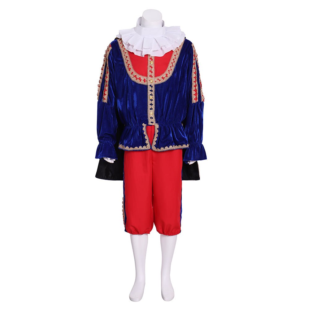 Astricos Renaissance Medieval Men’s Elizabethan Costume - Authentic Full Set for Stage & Cosplay - Astricos