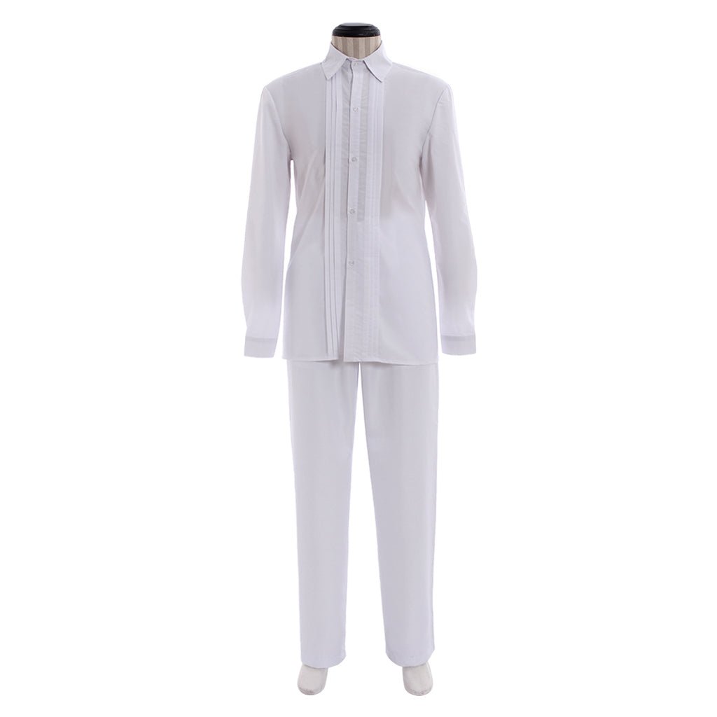 Astricos Tuxedo Mask Mamoru Chiba Wedding Cosplay Costume - White - Astricos