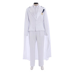 Astricos Tuxedo Mask Mamoru Chiba Wedding Cosplay Costume - White - Astricos