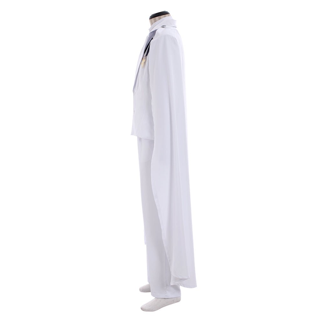 Astricos Tuxedo Mask Mamoru Chiba Wedding Cosplay Costume - White - Astricos