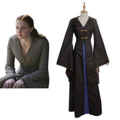 Sansa Stark Astricos Cosplay Costume Women's Medieval Elegant Dress for Halloween Parties - Astricos