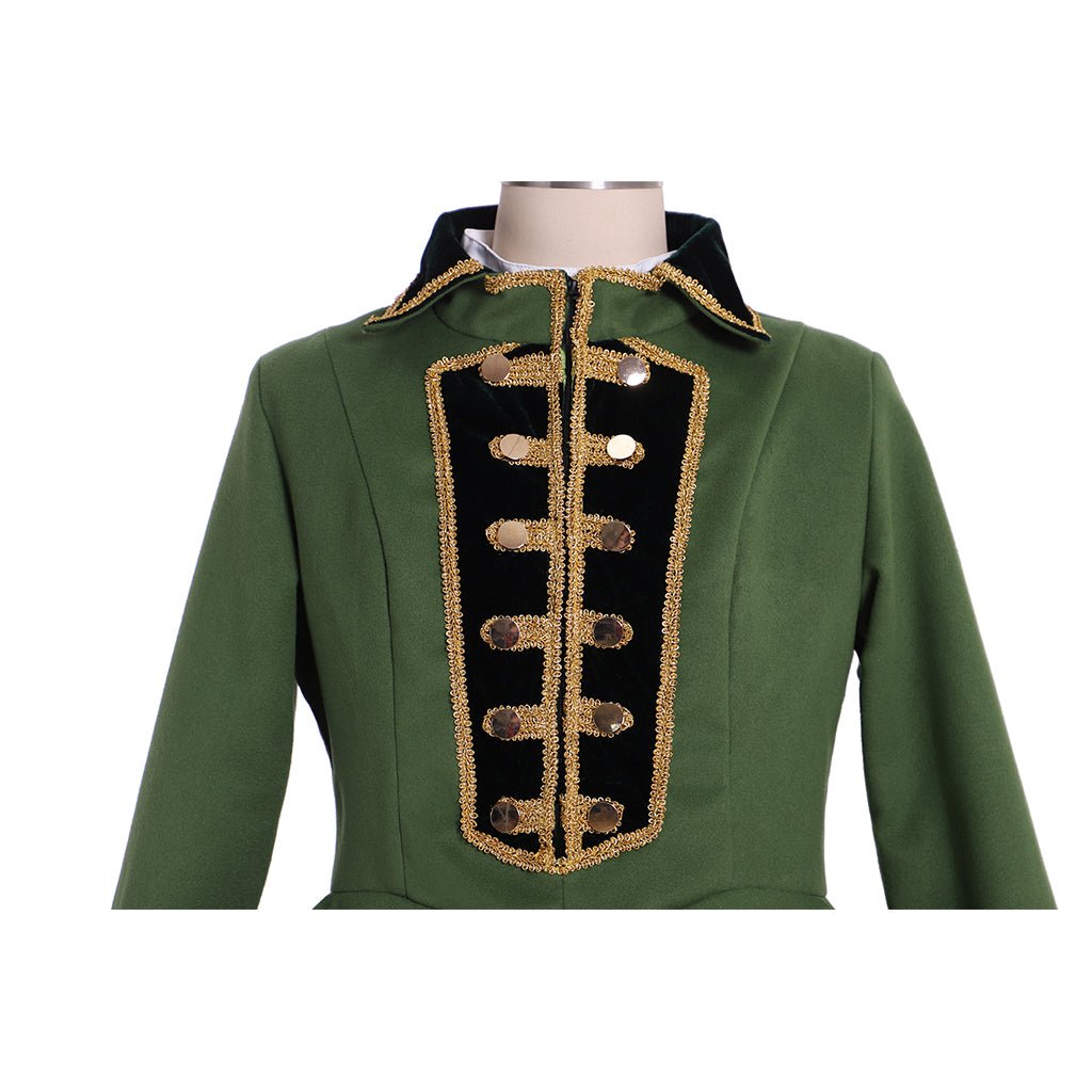 Elegant Astricos Women Cosplay Costume | Victorian Green Knight Dress for Masquerade & Daily Wear - Astricos