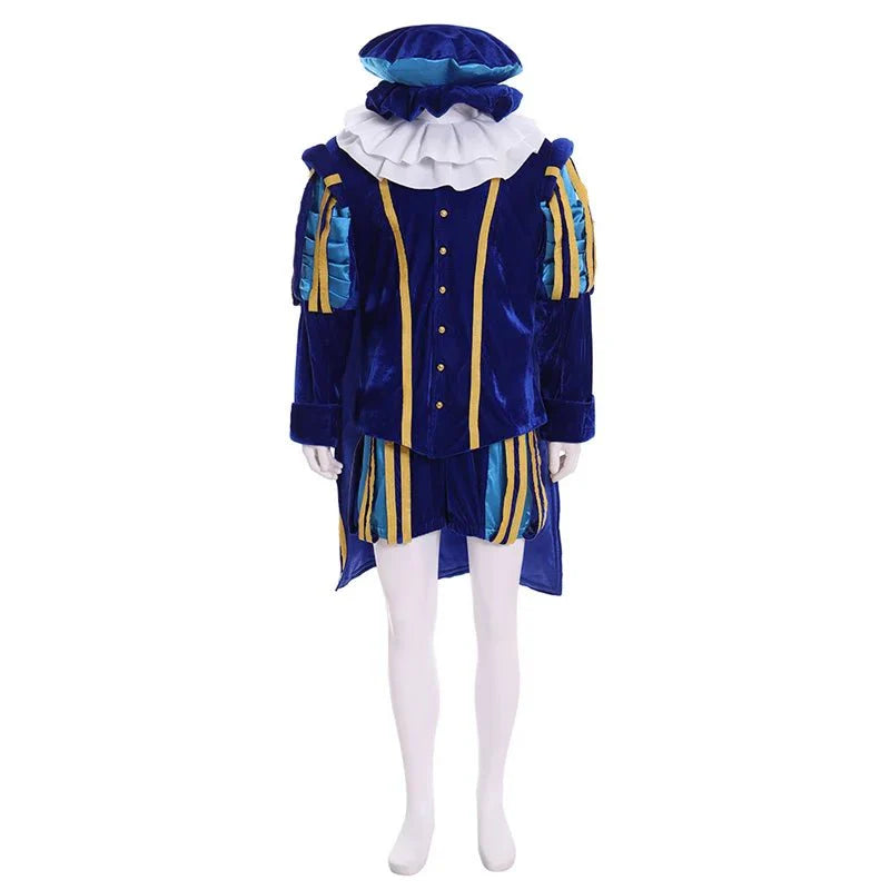 Astricos Victorian Royal Tudor King Renaissance Prince Costume - Elizabethan Opera Suit for Men | Medieval Series - Astricos