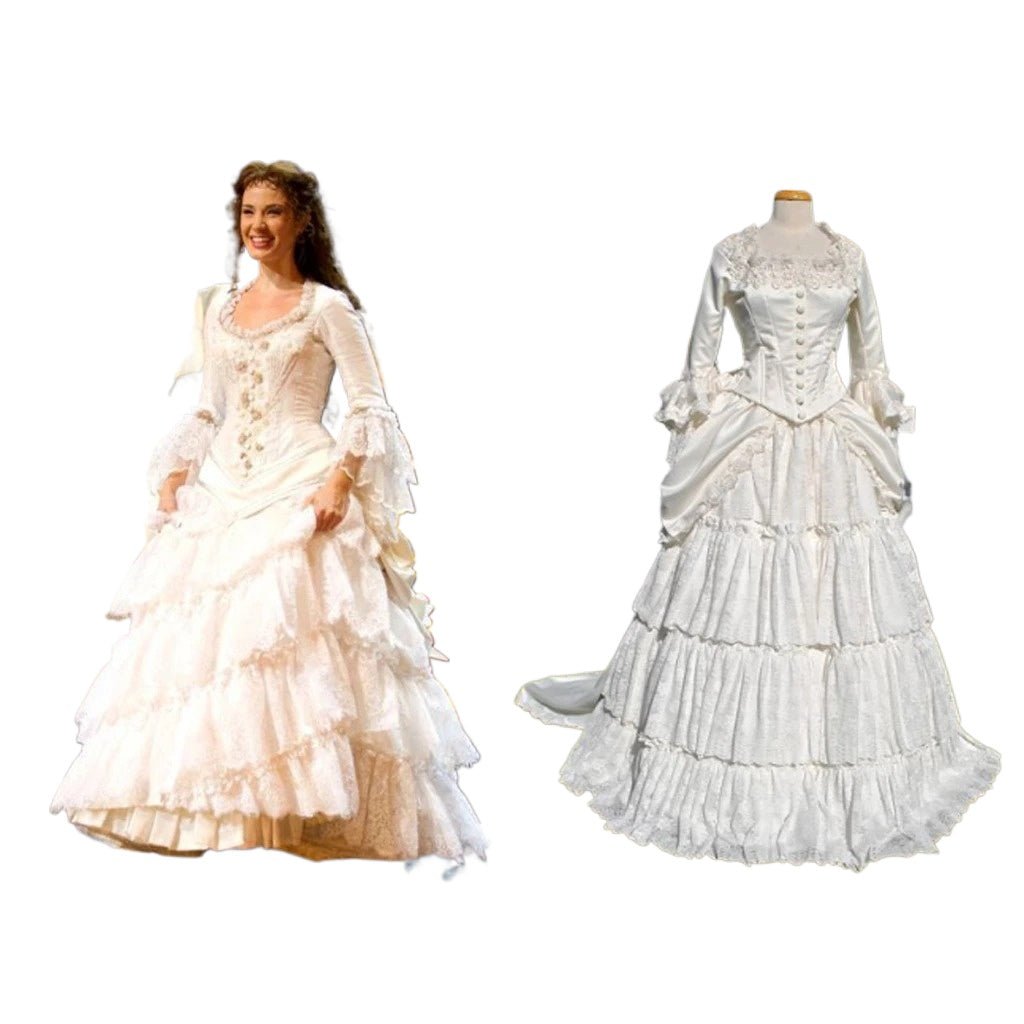 Elegant Victorian Masquerade Gown | Astricos Christine Daae Cosplay from The Phantom of the Opera - Astricos