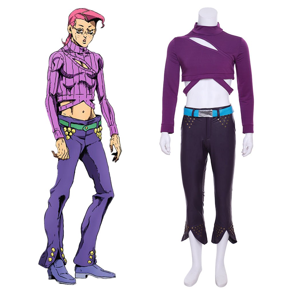 Astricos Doppio Cosplay Costume | Authentic JoJo’s Bizarre Adventure Golden Wind Anime Outfit - Astricos