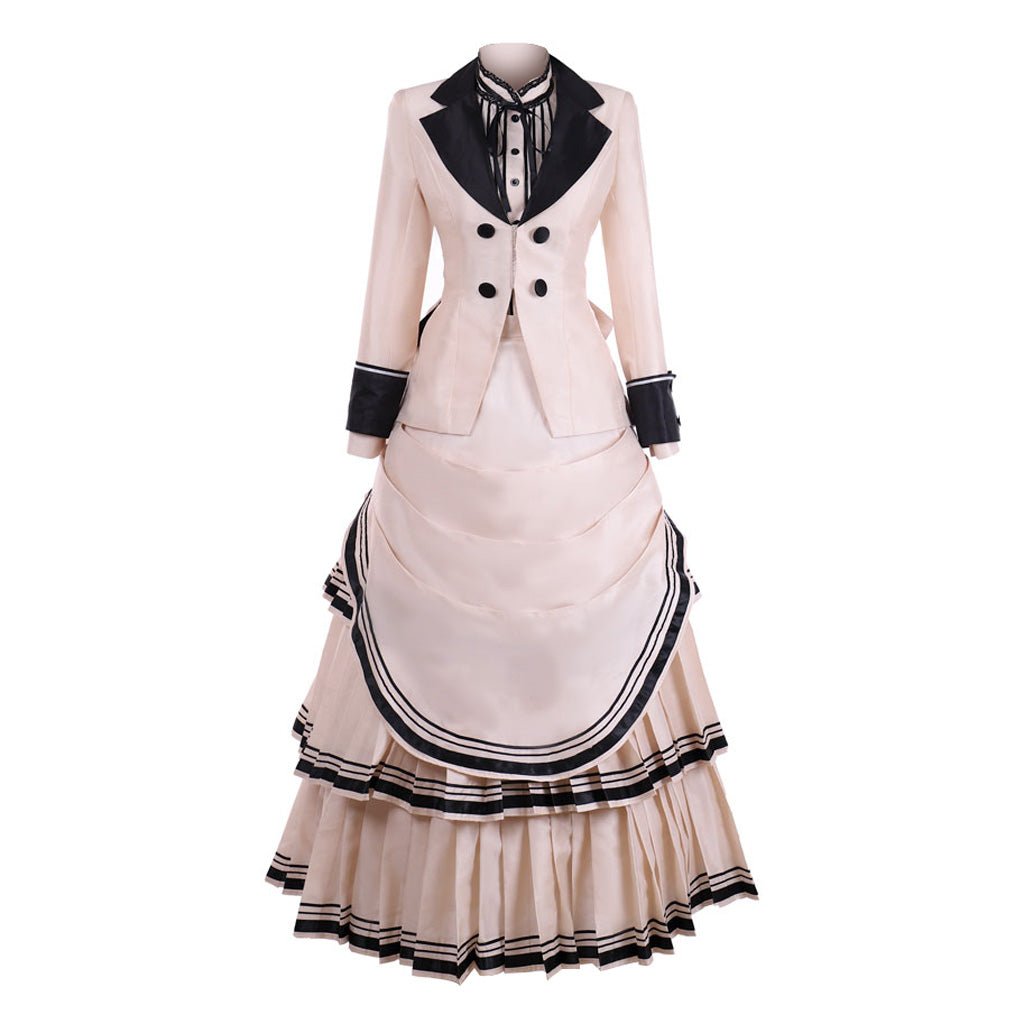 Elegant Astricos Victorian Gothic Cosplay Costume | Civil War Era Southern Belle Ball Gown Dress for Special Events - Astricos