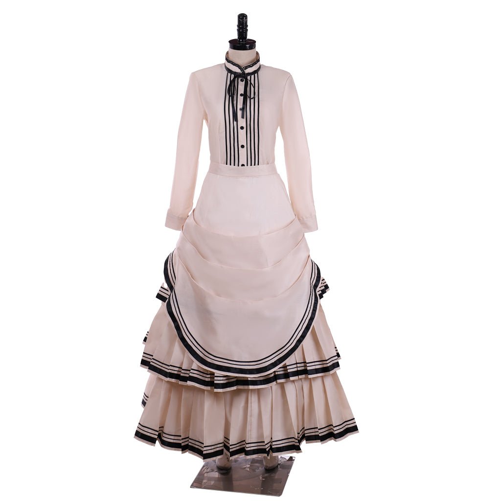 Elegant Astricos Victorian Gothic Cosplay Costume | Civil War Era Southern Belle Ball Gown Dress for Special Events - Astricos