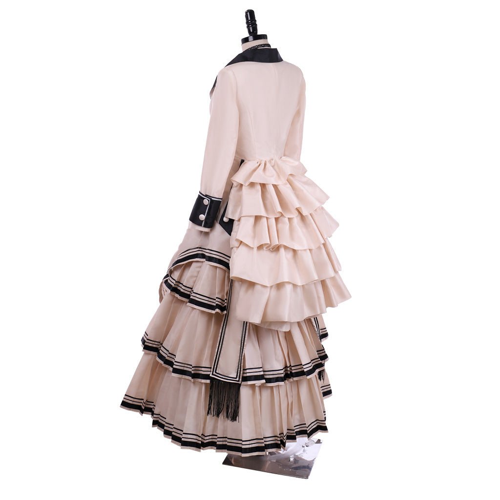 Elegant Astricos Victorian Gothic Cosplay Costume | Civil War Era Southern Belle Ball Gown Dress for Special Events - Astricos