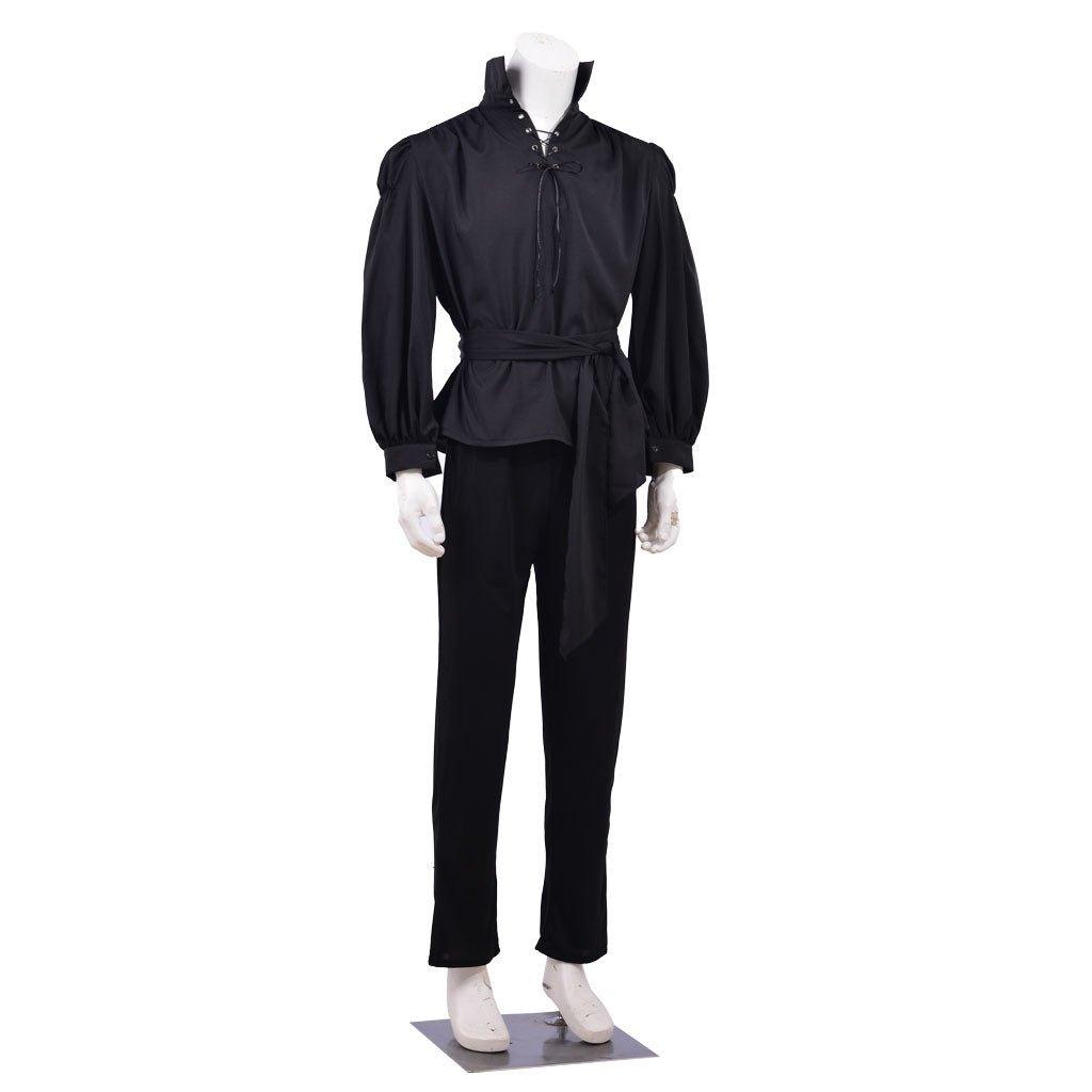 Astricos Westley The Princess Bride Cosplay Costume - Authentic Black Swordsman Warrior Suit for Halloween - Astricos