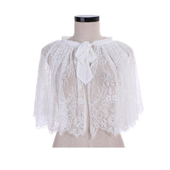 Elegant White Lace Bolero Shrugs for Women - Perfect Bridal Shawl and Evening Wrap - Astricos