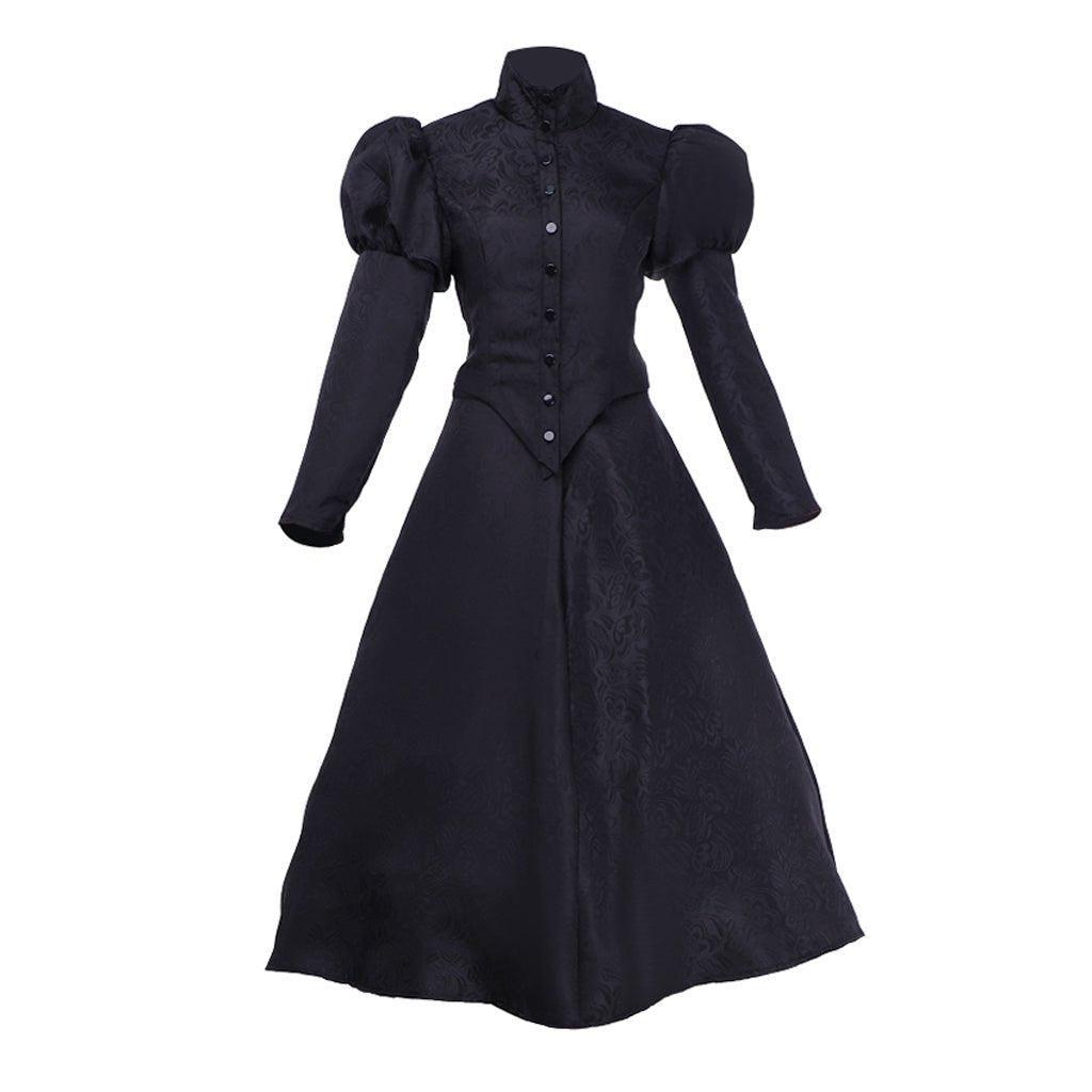 Astricos Elphaba Cosplay Costume | Authentic Black Witch Dress & Hat | Inspired by Wicked Musical - Astricos