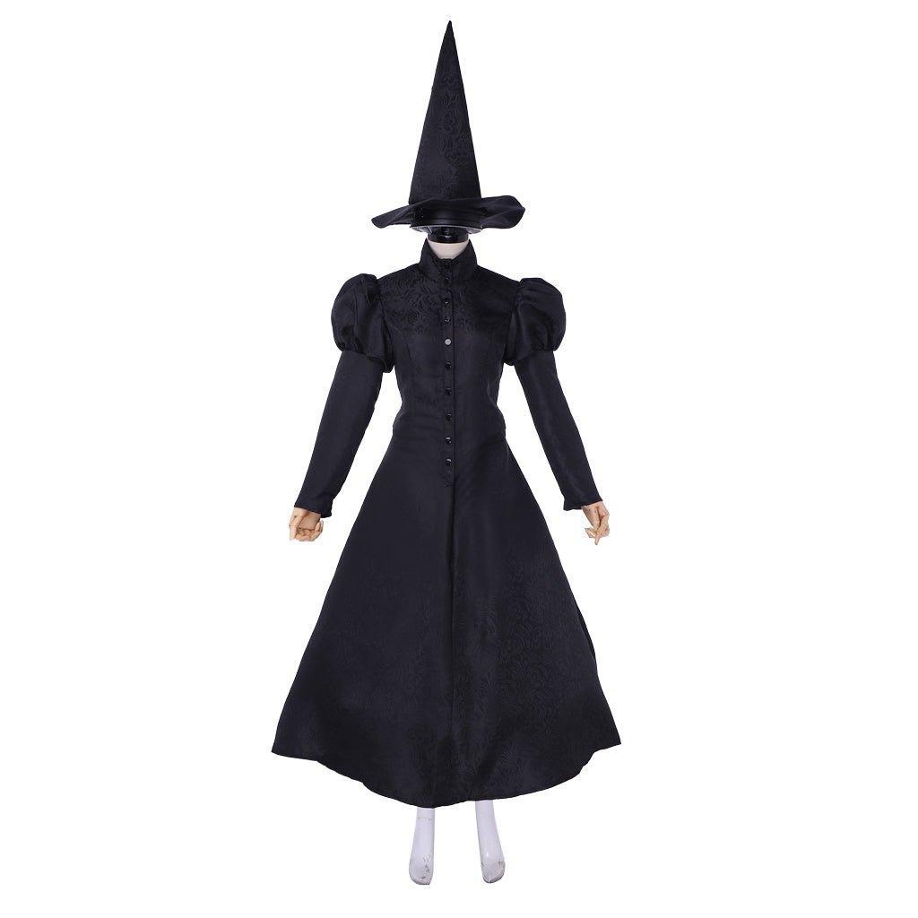 Astricos Elphaba Cosplay Costume | Authentic Black Witch Dress & Hat | Inspired by Wicked Musical - Astricos