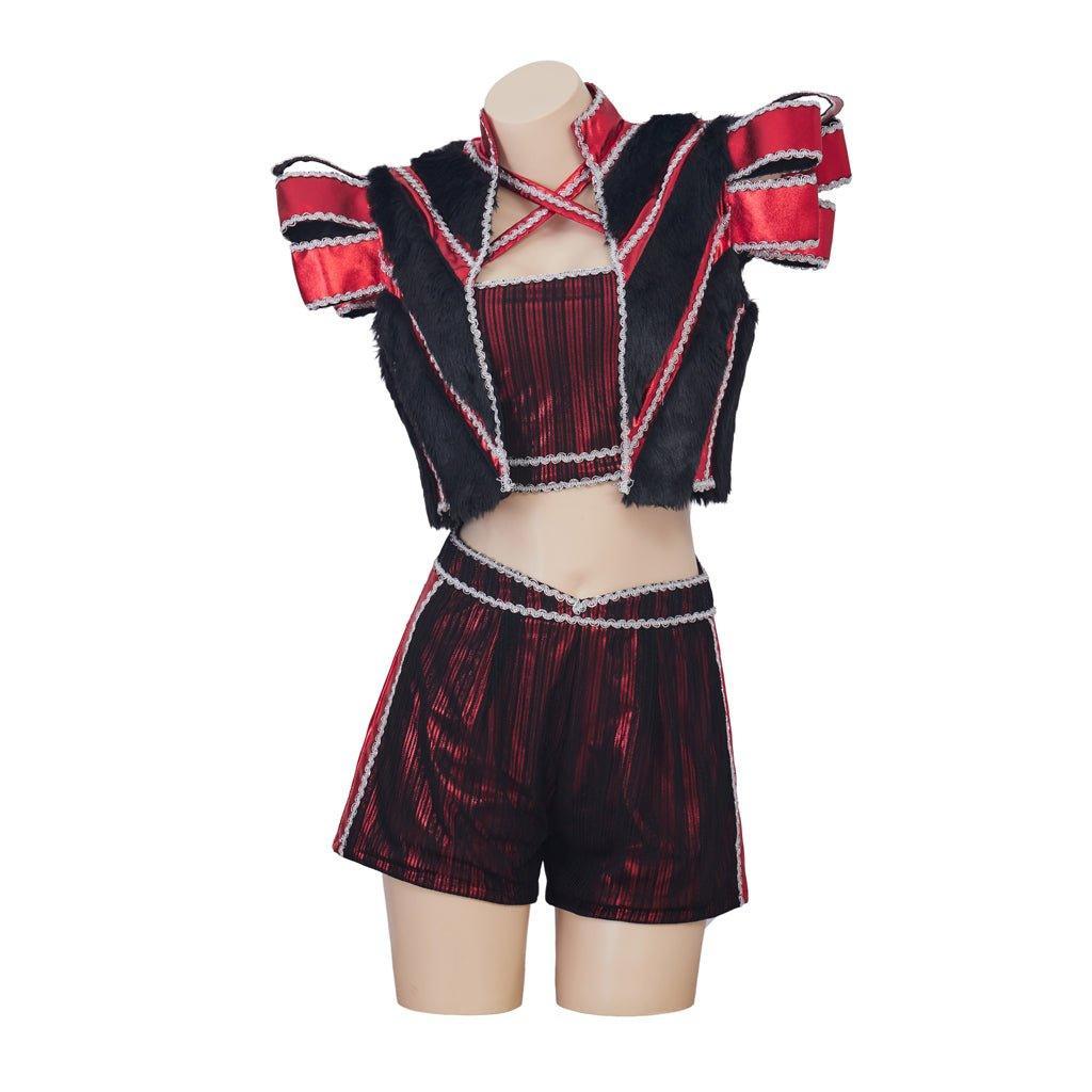 Women's Anna of Cleves Costume | SIX Musical Inspired Full Set | Rock Jacket & Shorts | Astricos - Astricos