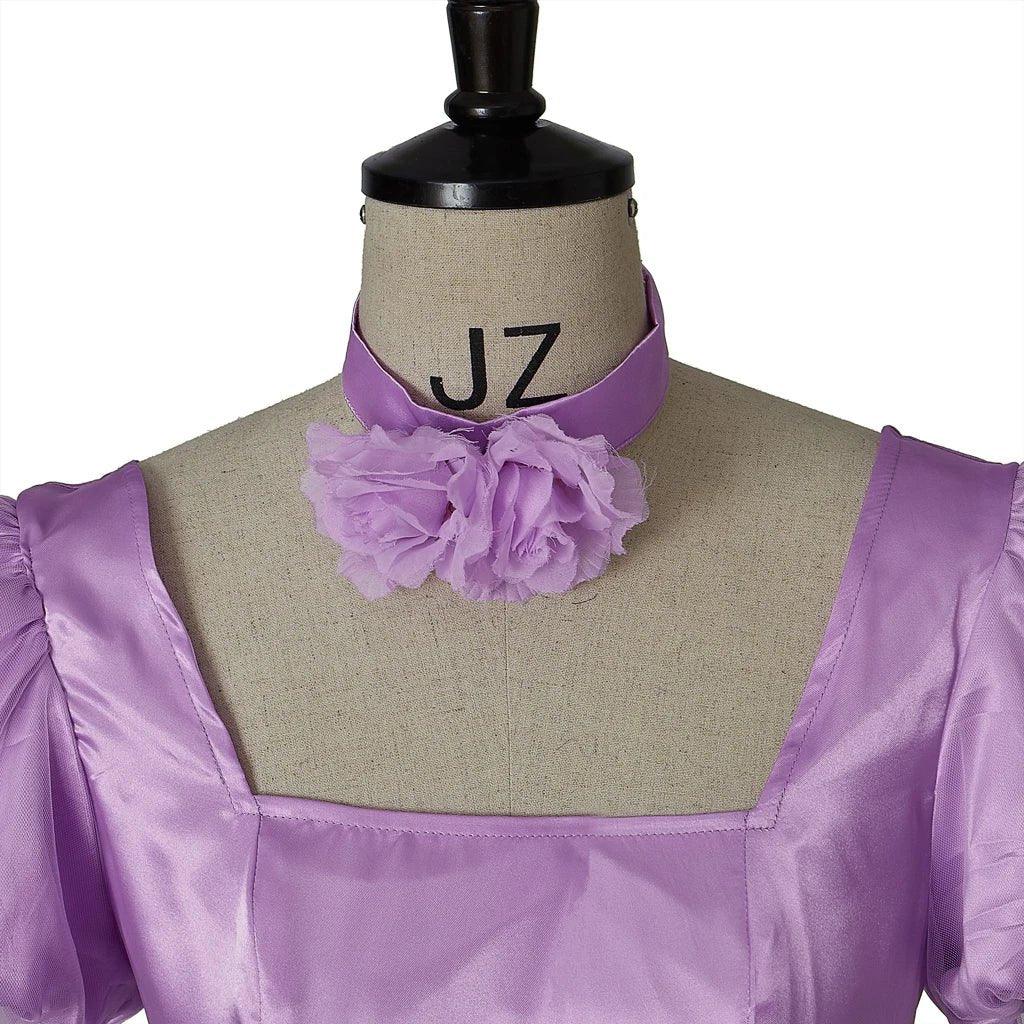 Women Astricos Cosplay Costume Purple Dress - A Majestic Regency Princess Ball Gown - Astricos