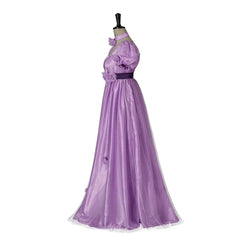 Women Astricos Cosplay Costume Purple Dress - A Majestic Regency Princess Ball Gown - Astricos