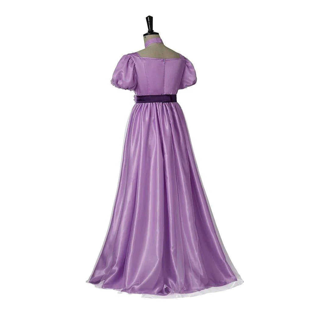 Women Astricos Cosplay Costume Purple Dress - A Majestic Regency Princess Ball Gown - Astricos