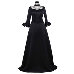 Women’s Astricos Black Gothic Victorian Dress | Plus Size Renaissance Costume - Astricos