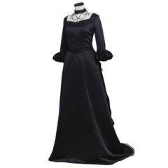 Women’s Astricos Black Gothic Victorian Dress | Plus Size Renaissance Costume - Astricos