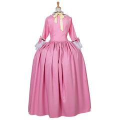 Women's Astricos Gothic Evening Rococo Ball Gown in Pink | Perfect for Victorian, Renaissance, and Princess Themed Events - Astricos