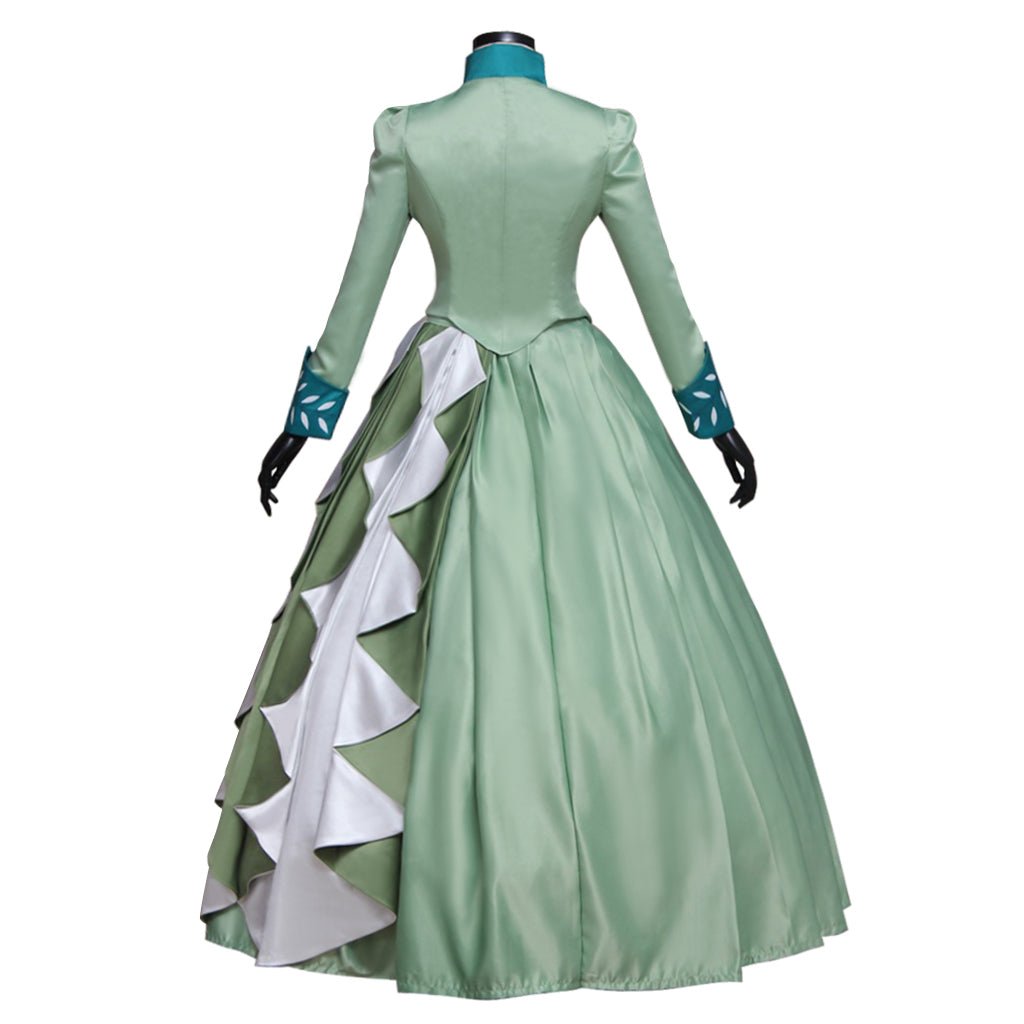 Women's Astricos Green Victorian Bustle Dress Cosplay Costume - Astricos