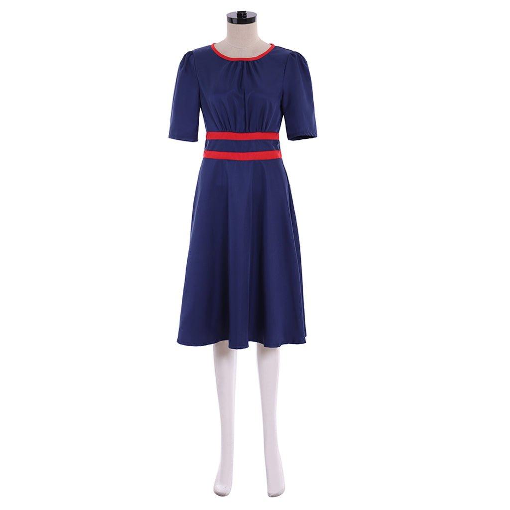 Women’s Astricos Agent Margaret/Peggy Carter Dress Cosplay Costume Suit - Astricos