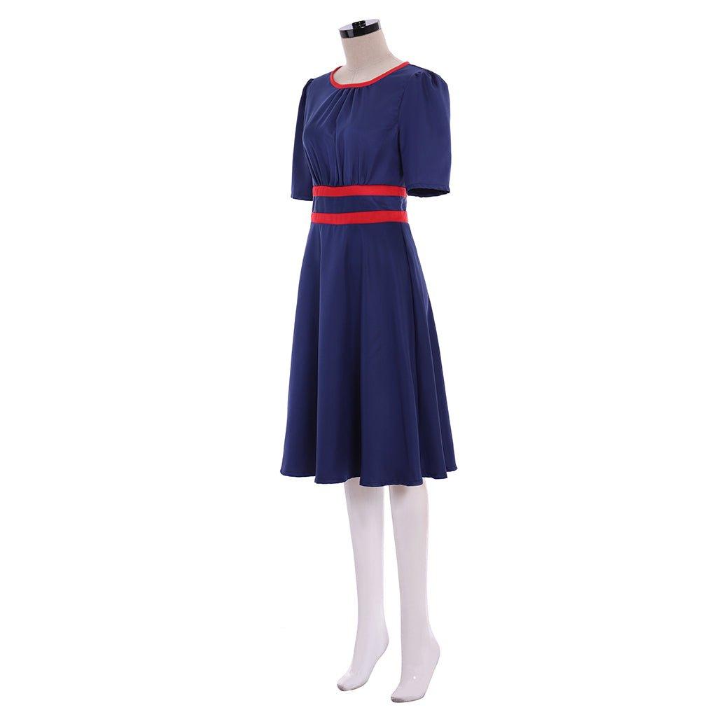 Women’s Astricos Agent Margaret/Peggy Carter Dress Cosplay Costume Suit - Astricos