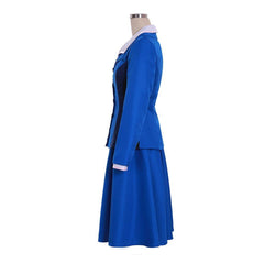 Women's Astricos Peggy Carter Cosplay Costume - 3pcs Blue Skirt Uniform - Astricos