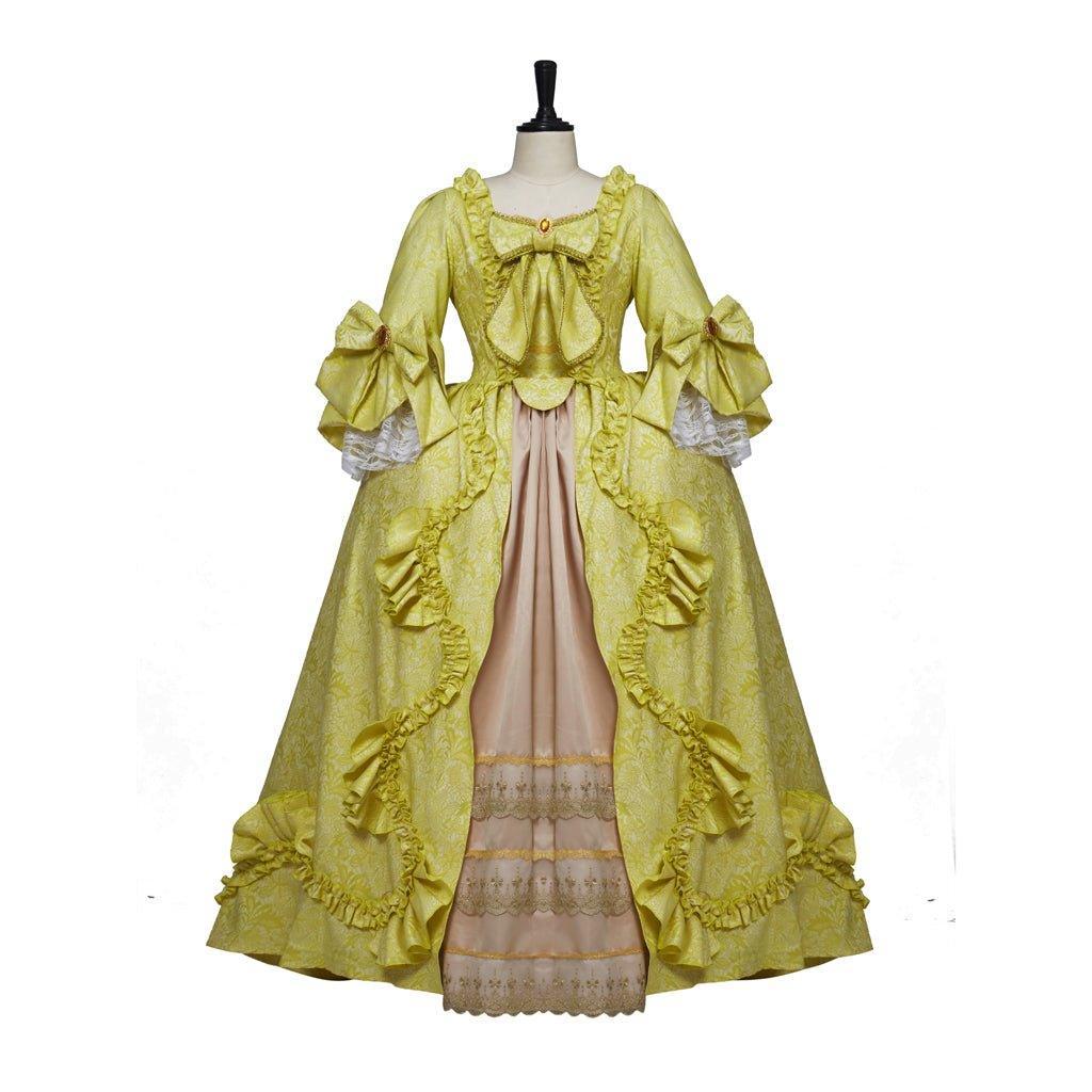 Women's Rococo Ball Gown Inspired by Queen Marie Antoinette | Astricos Victorian Dress for Cosplay, Balls, Halloween, and Parties - Astricos