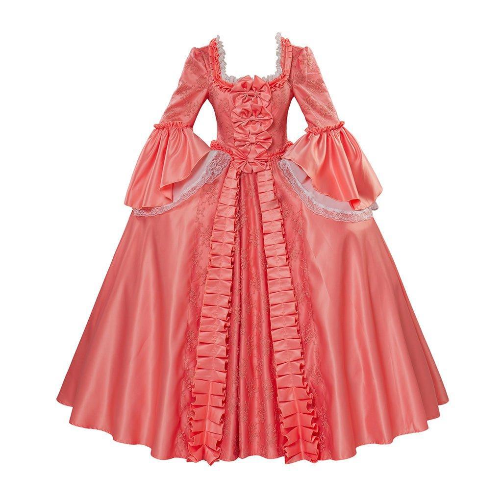 Women's Rococo Baroque Gothic Ball Gown Dress for Cosplay, Halloween, and Parties - Astricos