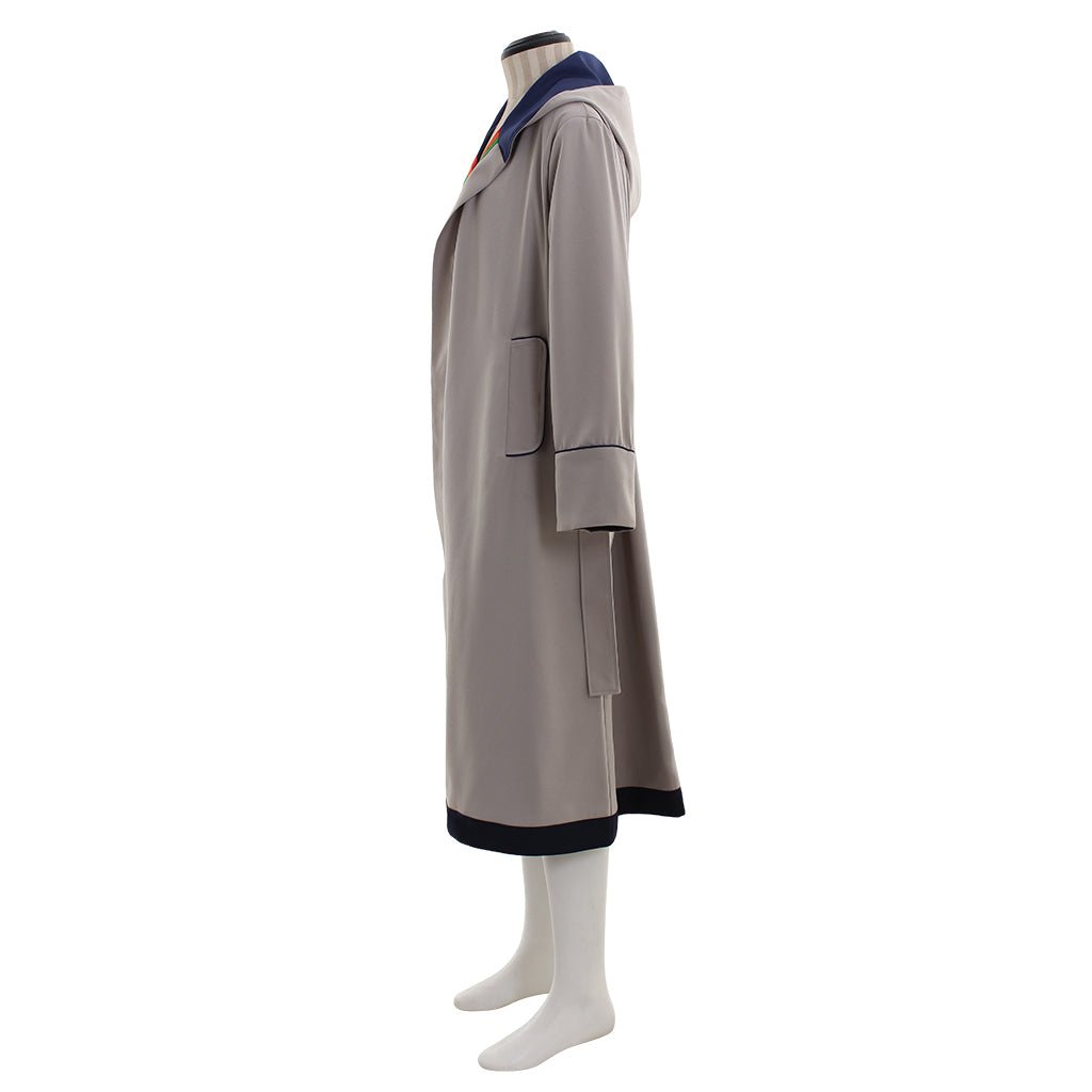 Women's Astricos Jodie Coat - Slim Fit Belted Doctor Who Cosplay Trenchcoat - Astricos