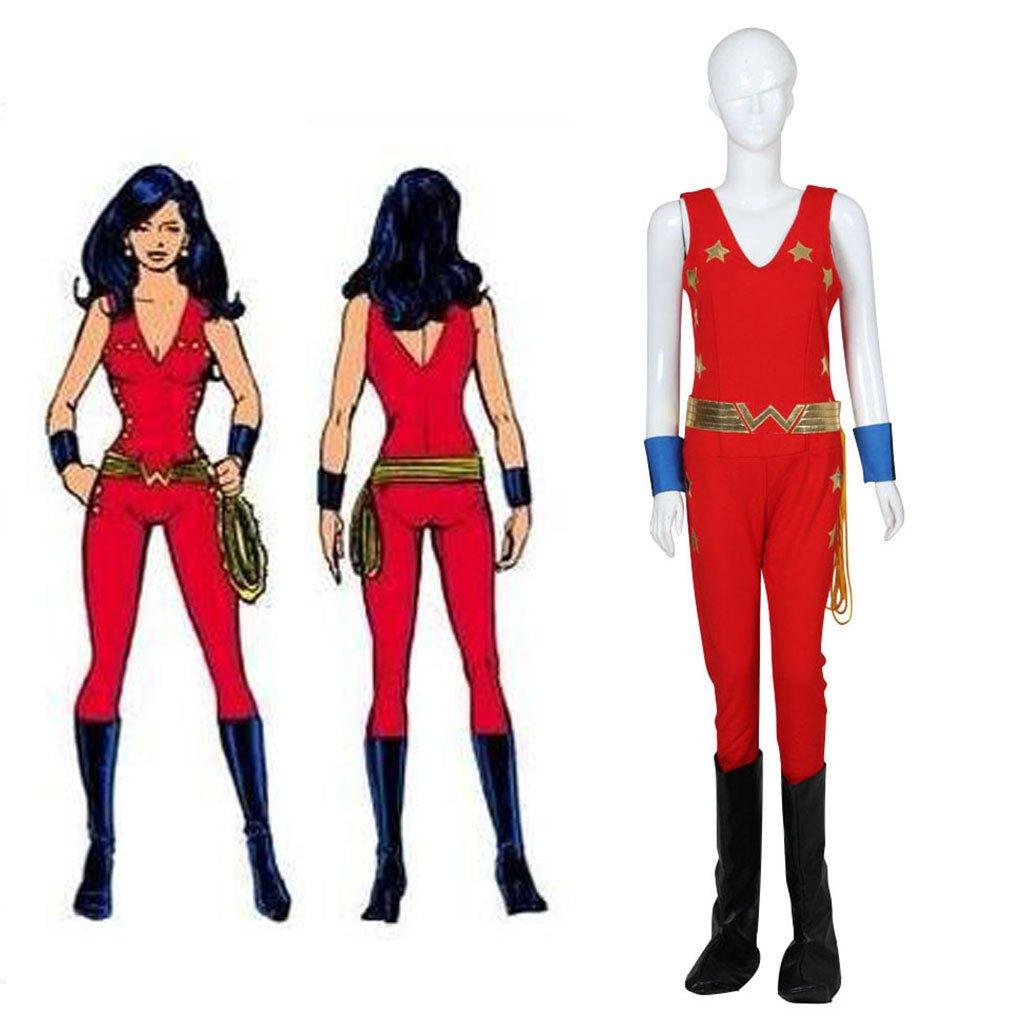 Adult Wonder Woman Cosplay Costume – Become the Iconic Amazonian Warrior from Astricos - Astricos